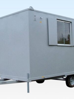 16Ft x 7Ft 6in Steel Mobile Anti-Vandal Office Cabin