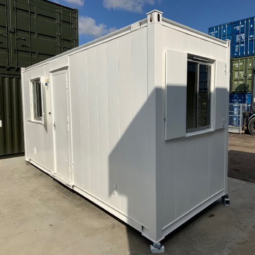 20Ft x 8Ft Steel Anti-Vandal Canteen Cabin