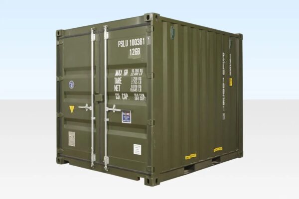1-88.jpg 10ft x 8ft Shipping Container (One Trip) Green (RAL 6007)