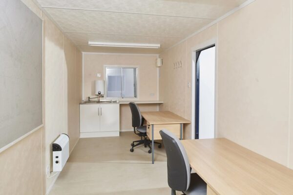 16Ft x 8Ft Steel Anti-Vandal Canteen Cabin