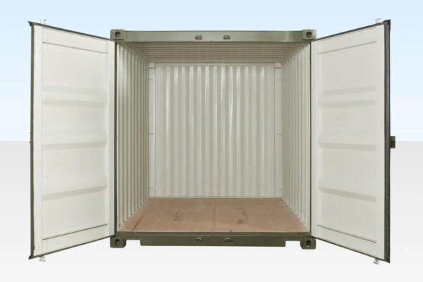 2-66.jpg 10ft x 8ft Shipping Container (One Trip) Green (RAL 6007)