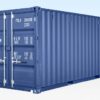 20ft Self Storage Container with Bamboo Floor – Blue (RAL 5010)