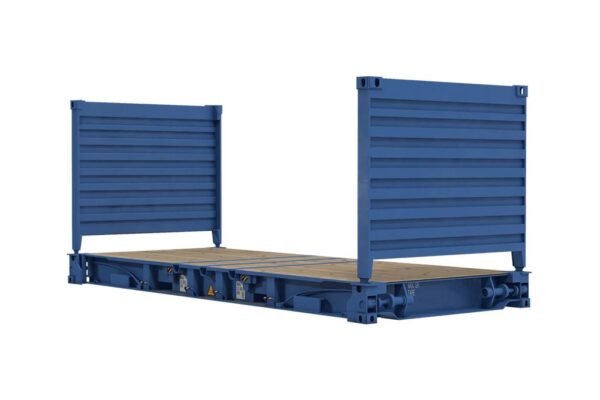 2-78.jpg 20Ft X 8Ft Used Flat Rack Shipping Containers