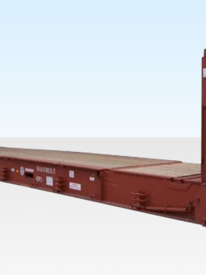 40Ft X 8Ft Used Flat Rack Shipping Container